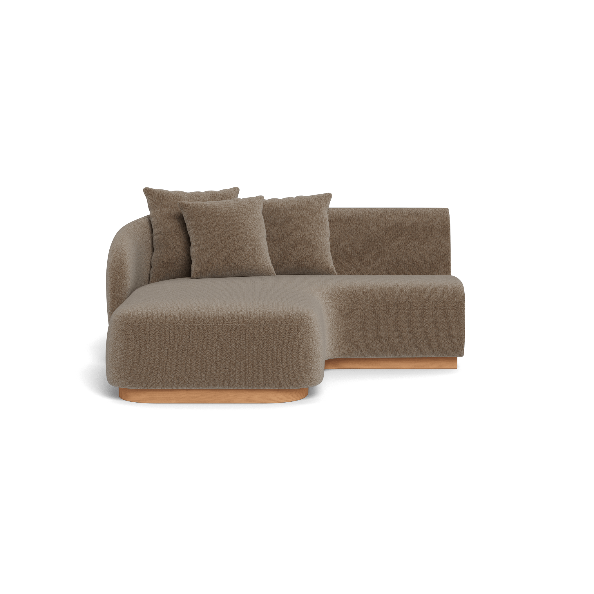 Como Curved Chaise Left