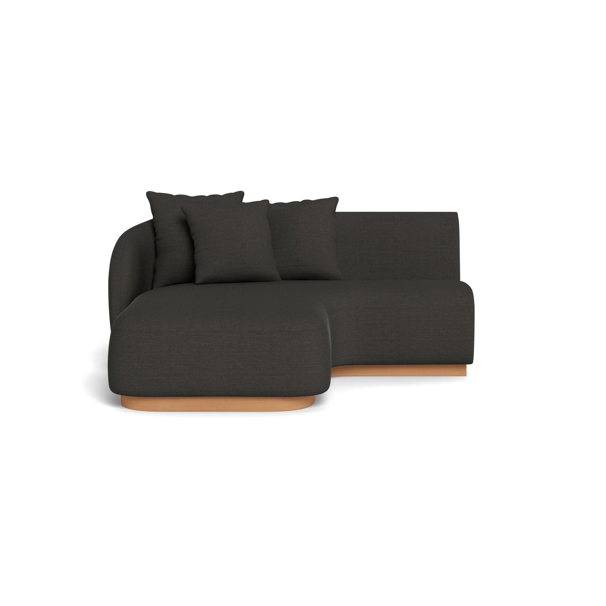 Como Curved Chaise Left