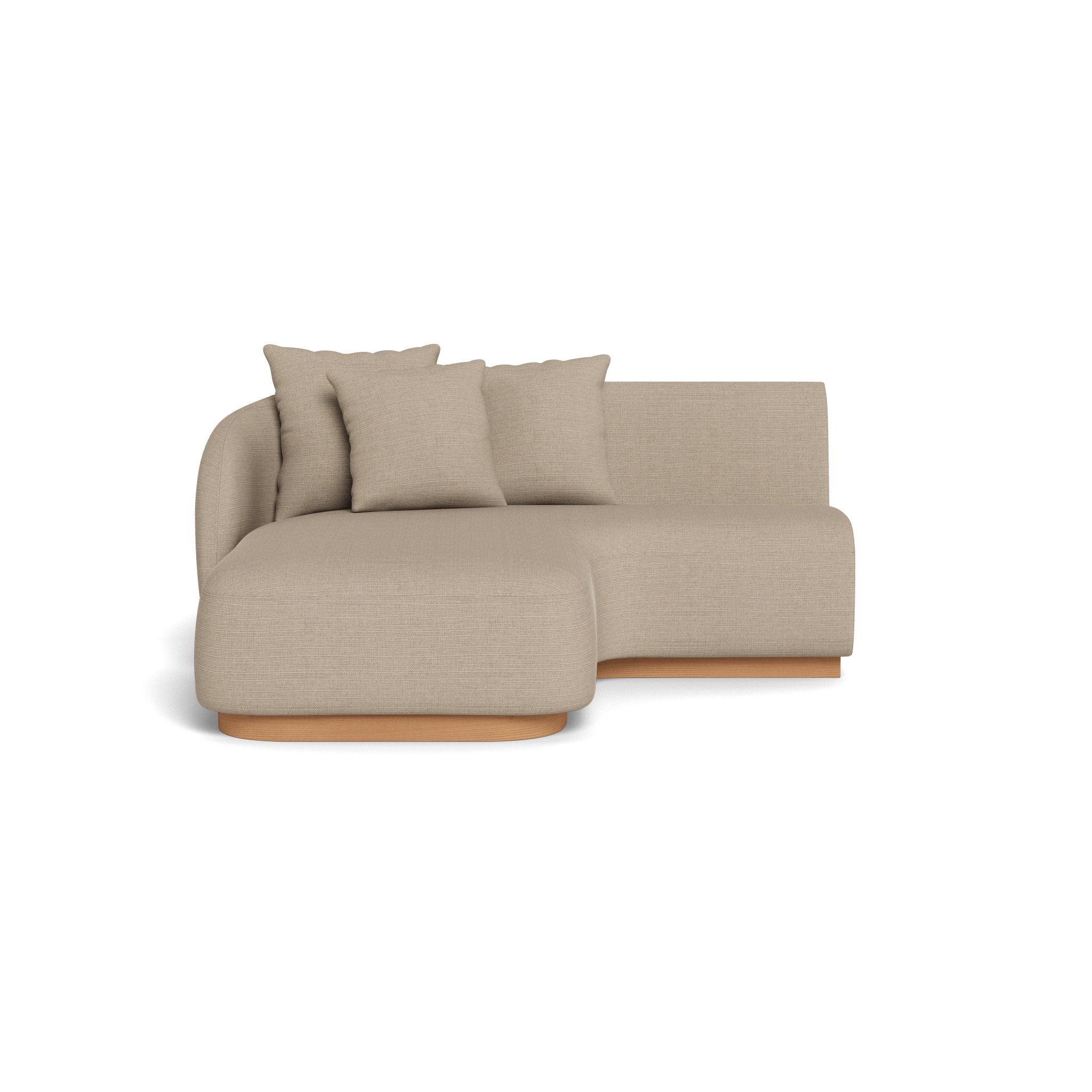 Como Curved Chaise Left