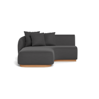 Como Curved Chaise Left