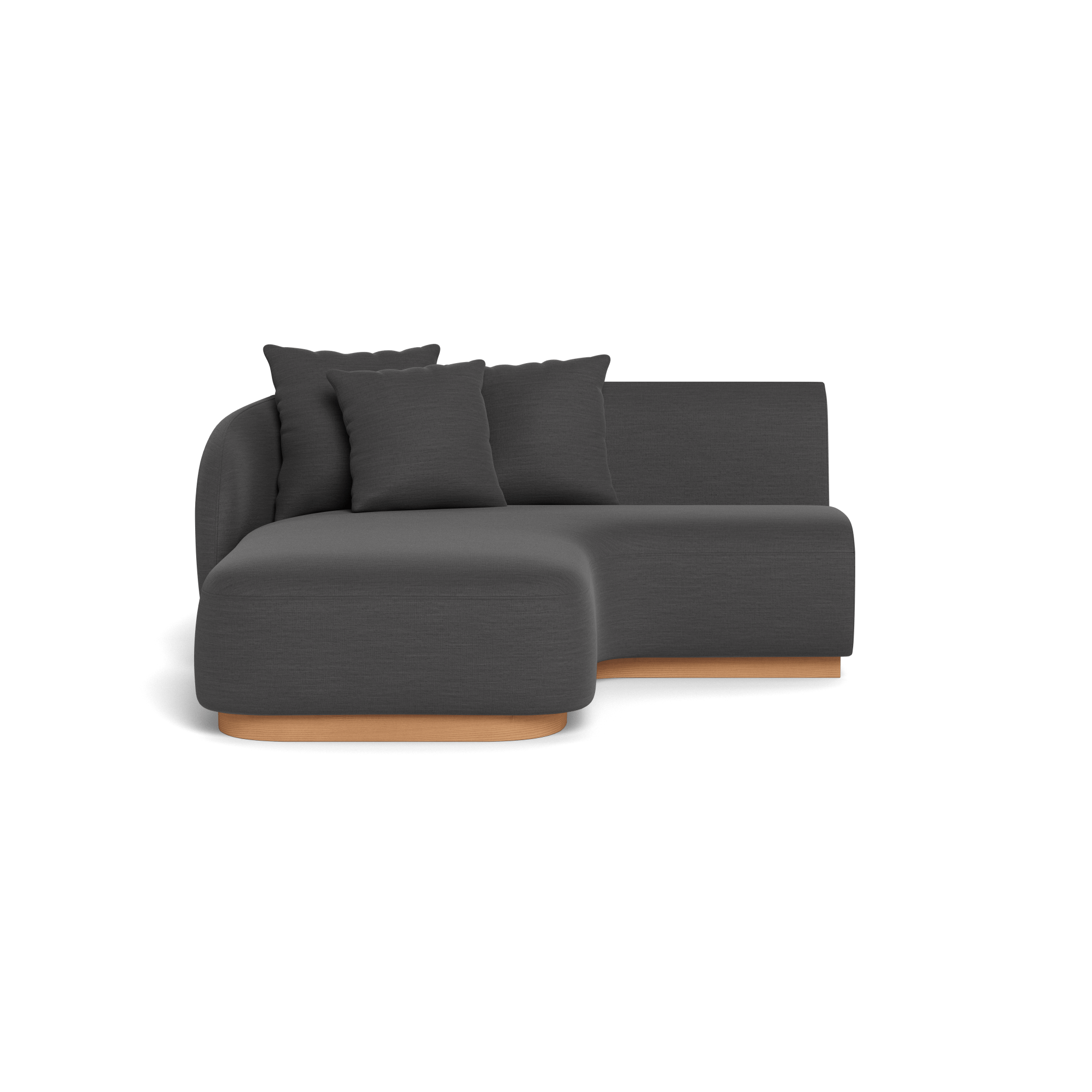 Como Curved Chaise Left