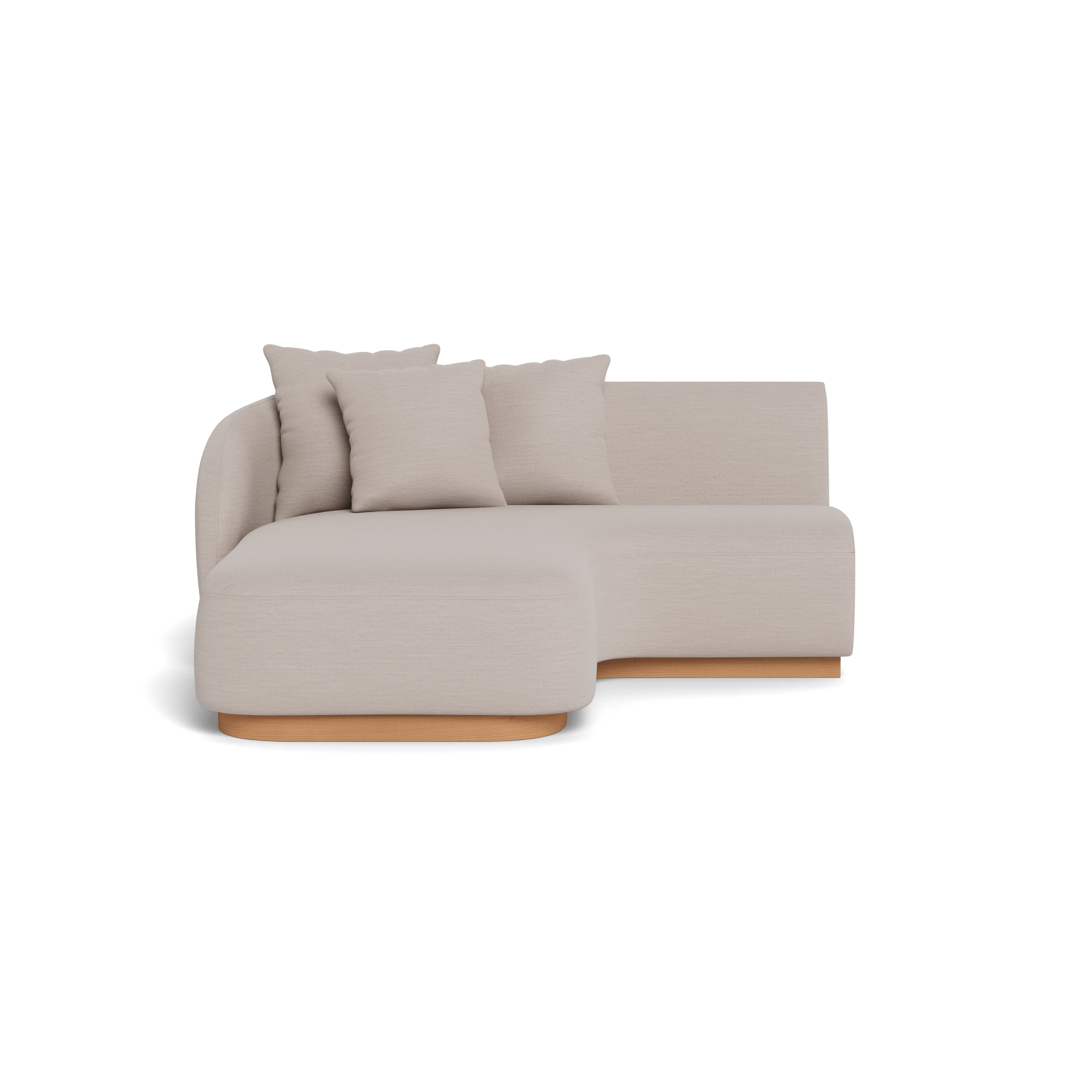 Como Curved Chaise Left