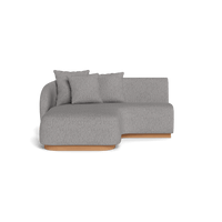 Como Curved Chaise Left