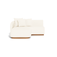 Como Curved Chaise Left