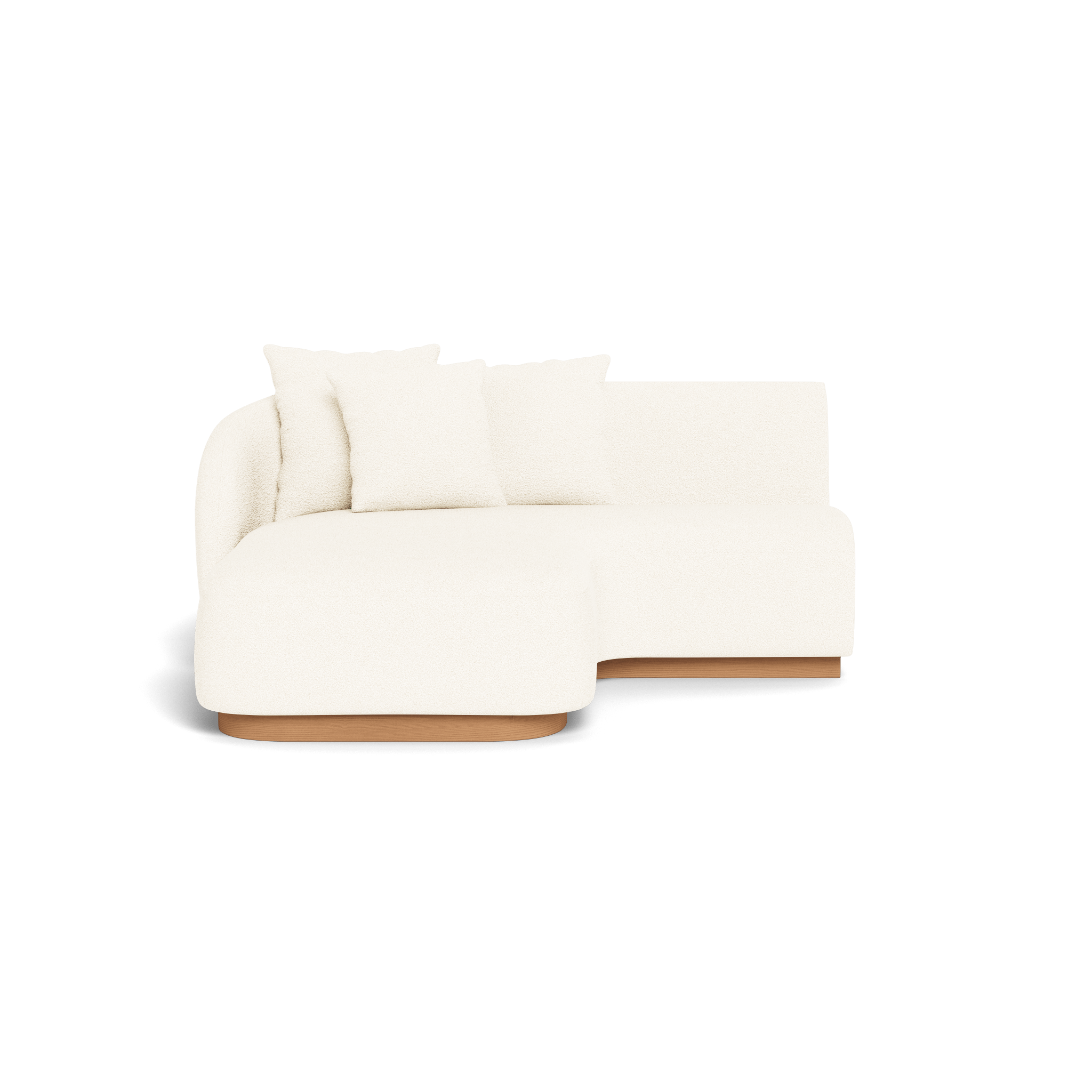 Como Curved Chaise Left