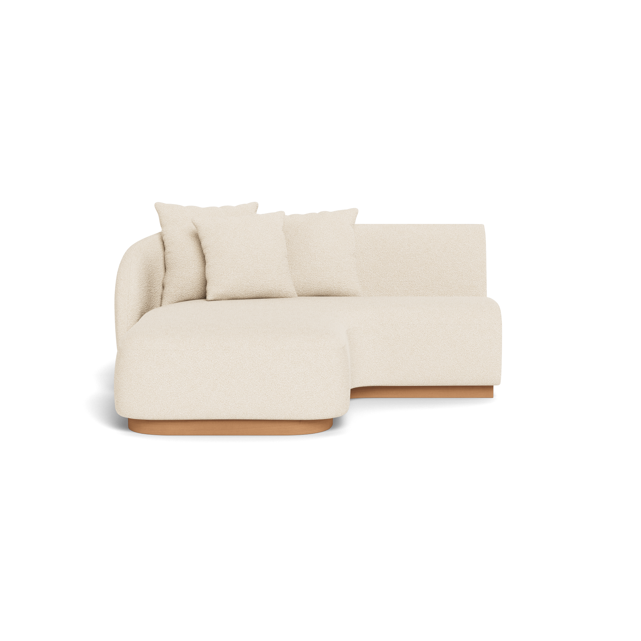 Como Curved Chaise Left