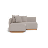 Como Curved Chaise Left