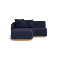 Como Curved Chaise Left