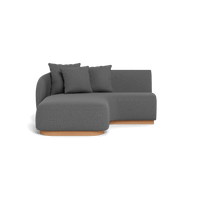 Como Curved Chaise Left