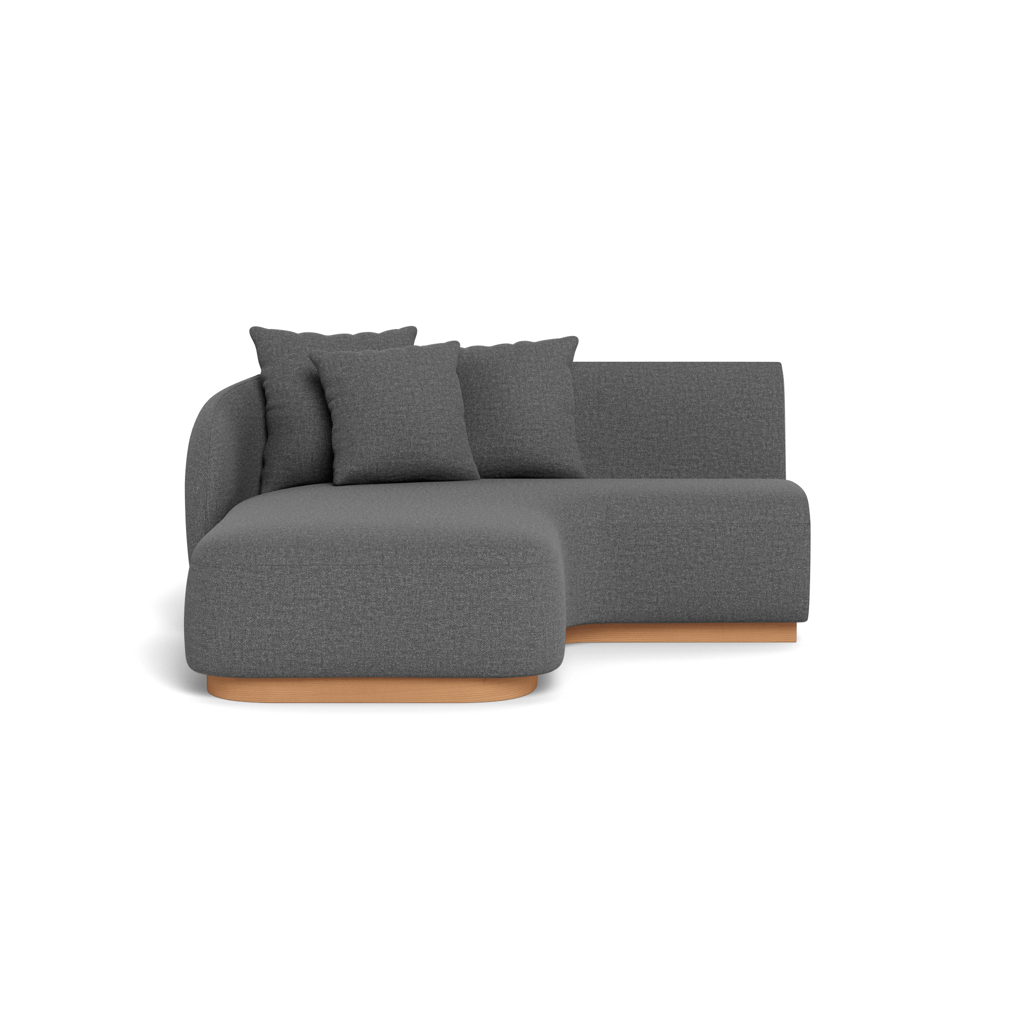 Como Curved Chaise Left