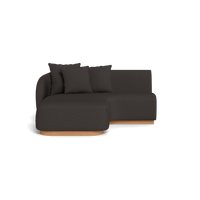 Como Curved Chaise Left