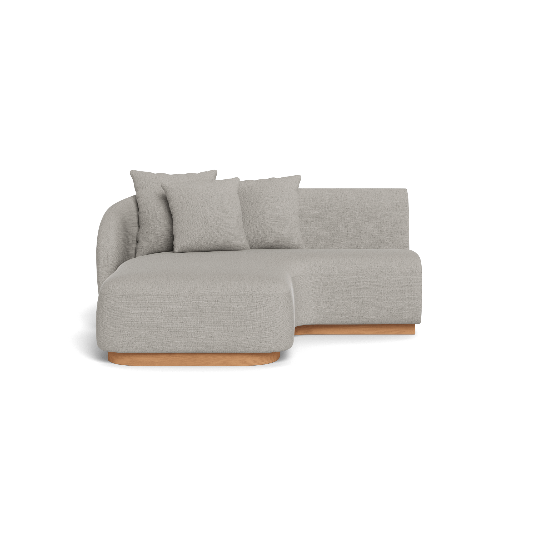 Como Curved Chaise Left