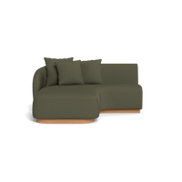 Como Curved Chaise Left