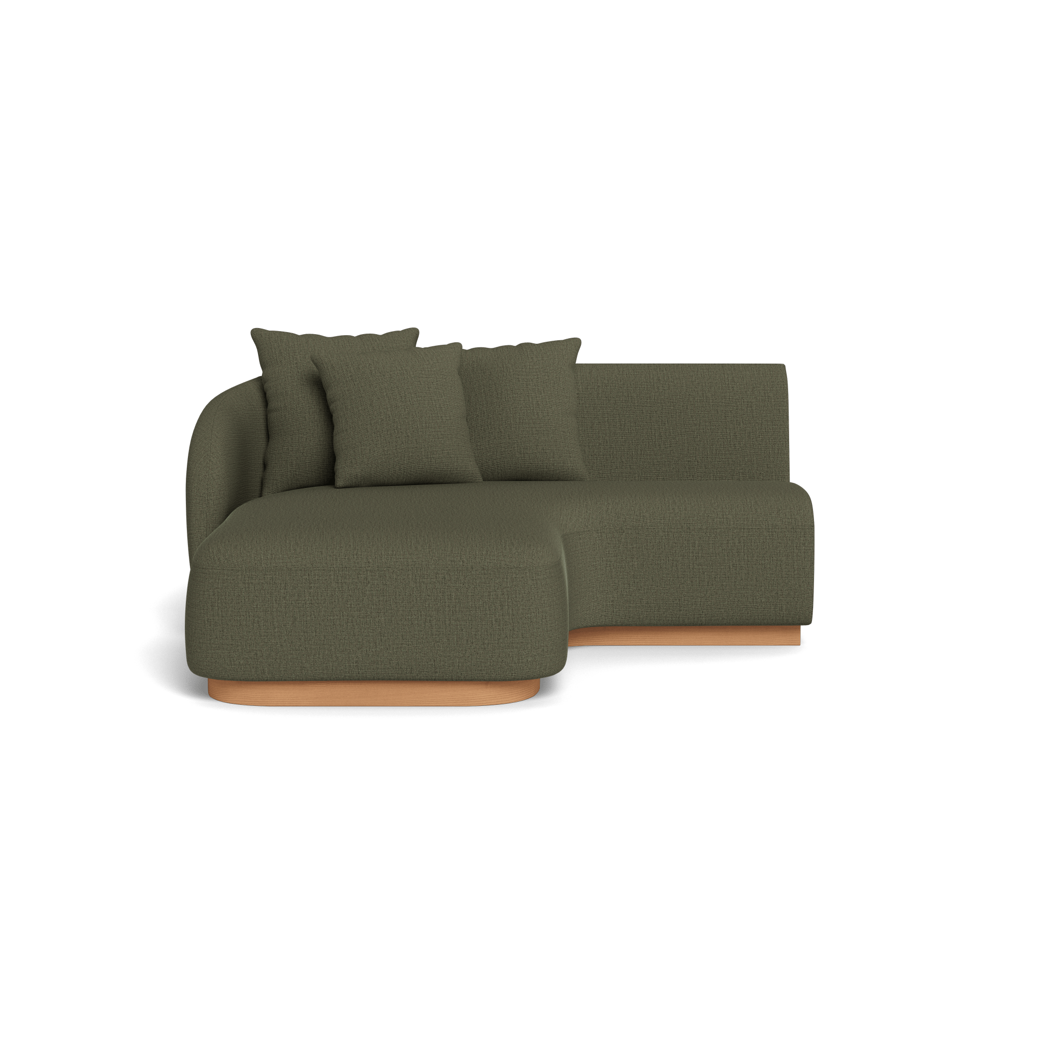Como Curved Chaise Left