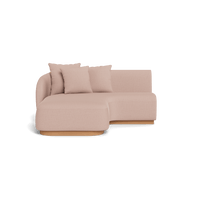 Como Curved Chaise Left