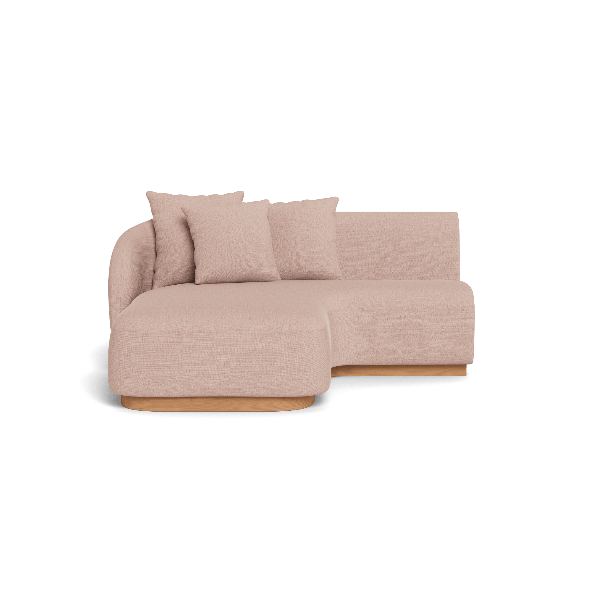 Como Curved Chaise Left