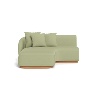 Como Curved Chaise Left