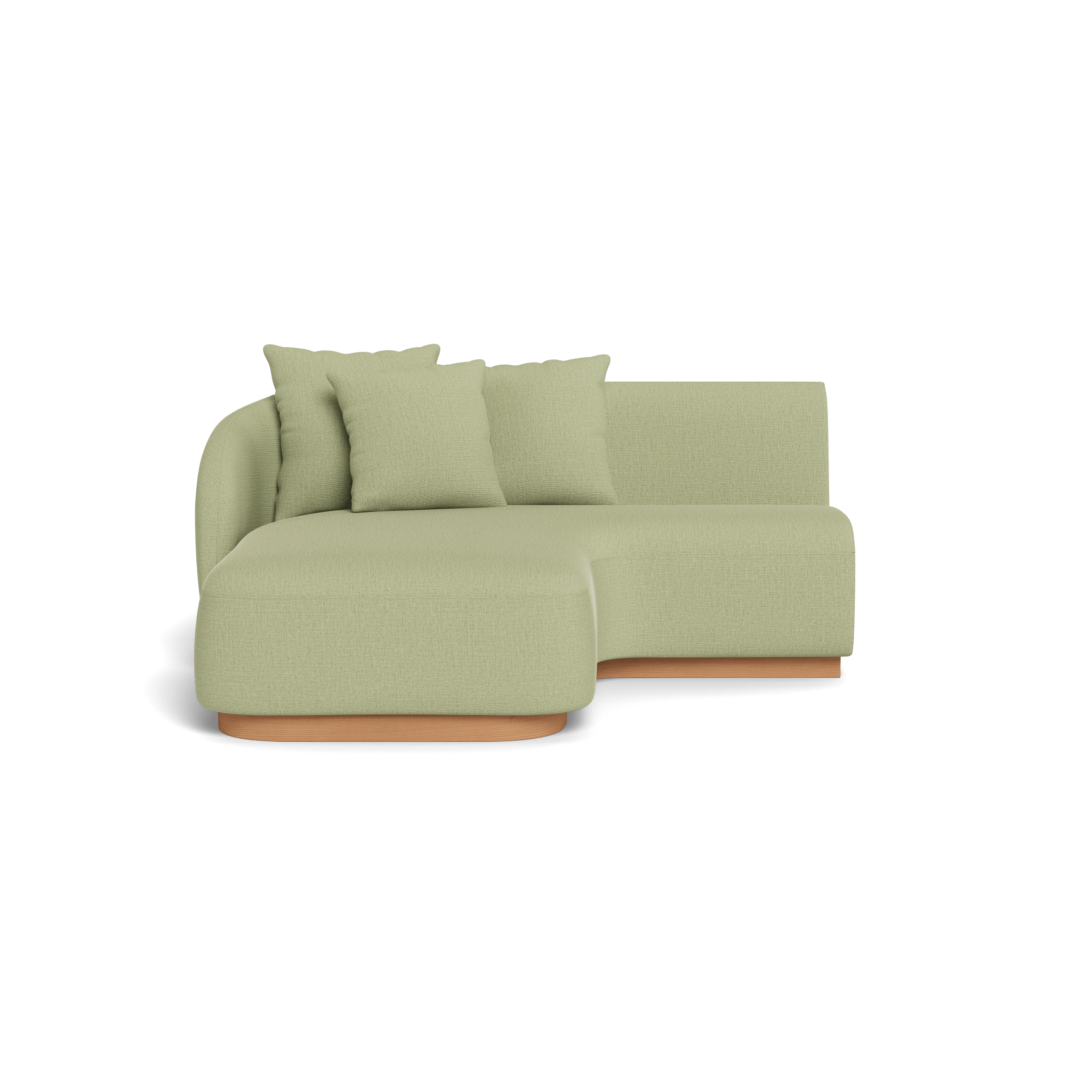 Como Curved Chaise Left