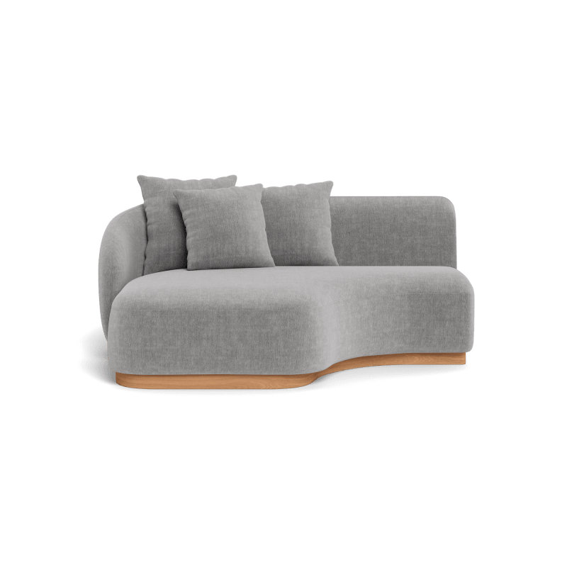 Como Curved Chaise Left