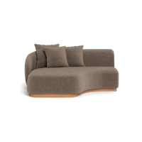 Como Curved Chaise Left