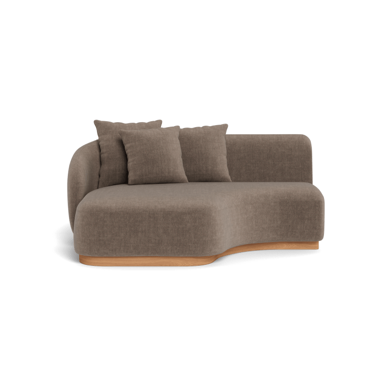 Como Curved Chaise Left