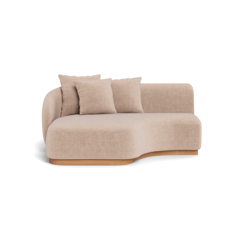 Como Curved Chaise Left