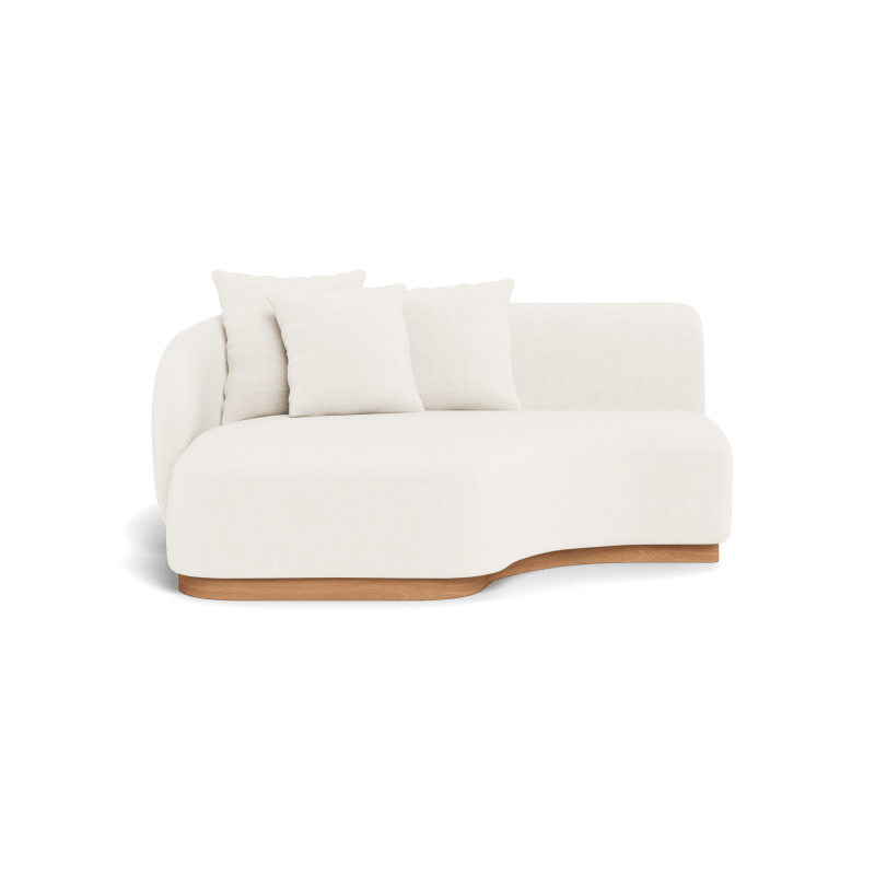Como Curved Chaise Left