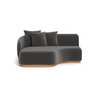 Como Curved Chaise Left