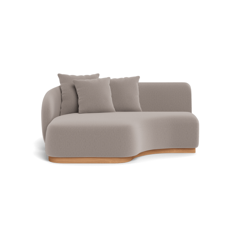 Como Curved Chaise Left