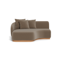Como Curved Chaise Left