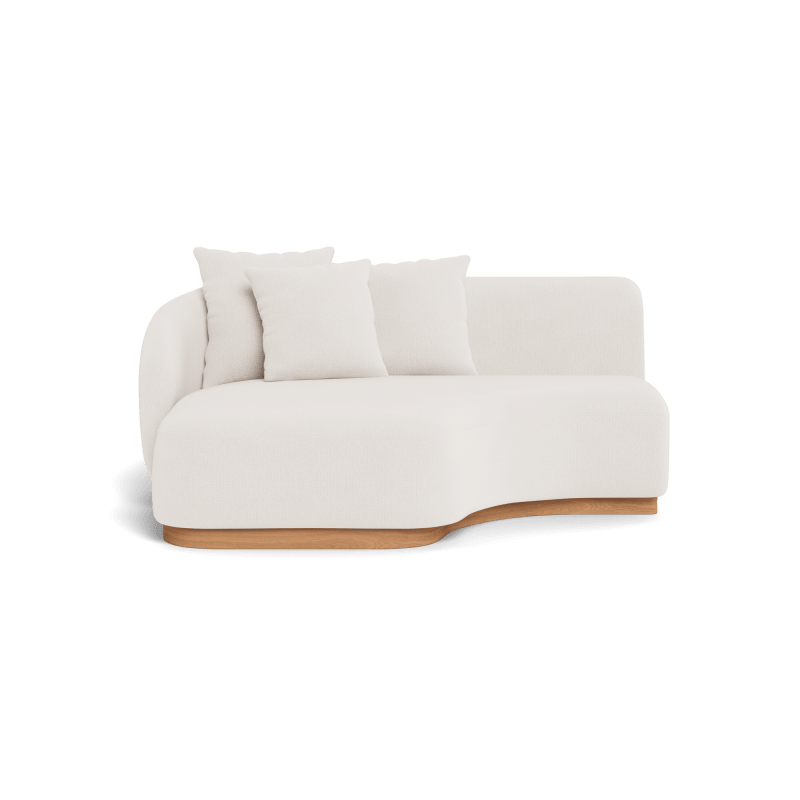 Como Curved Chaise Left