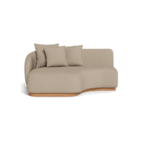 Como Curved Chaise Left