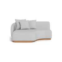 Como Curved Chaise Left