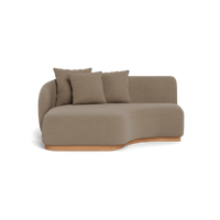 Como Curved Chaise Left