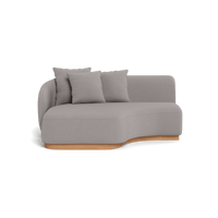 Como Curved Chaise Left