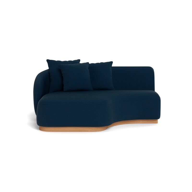 Como Curved Chaise Left
