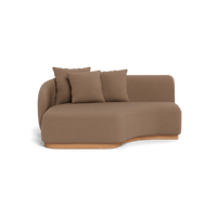 Como Curved Chaise Left