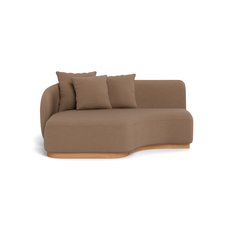 Como Curved Chaise Left