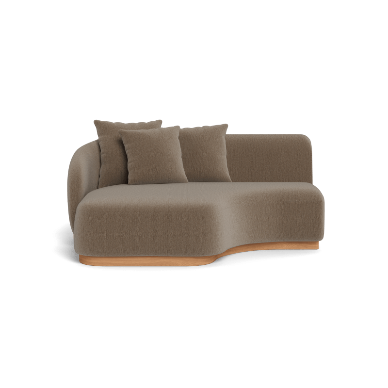 Como Curved Chaise Left