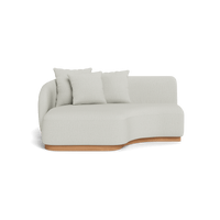 Como Curved Chaise Left
