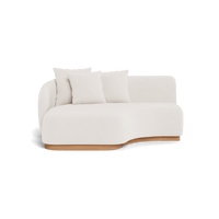 Como Curved Chaise Left