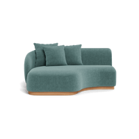 Como Curved Chaise Left