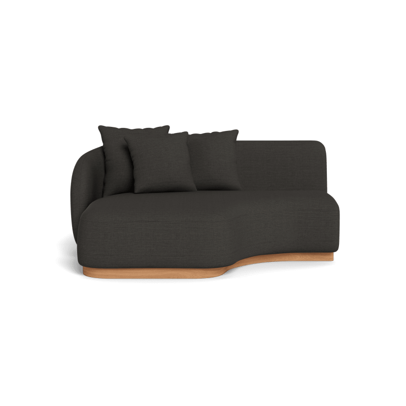 Como Curved Chaise Left