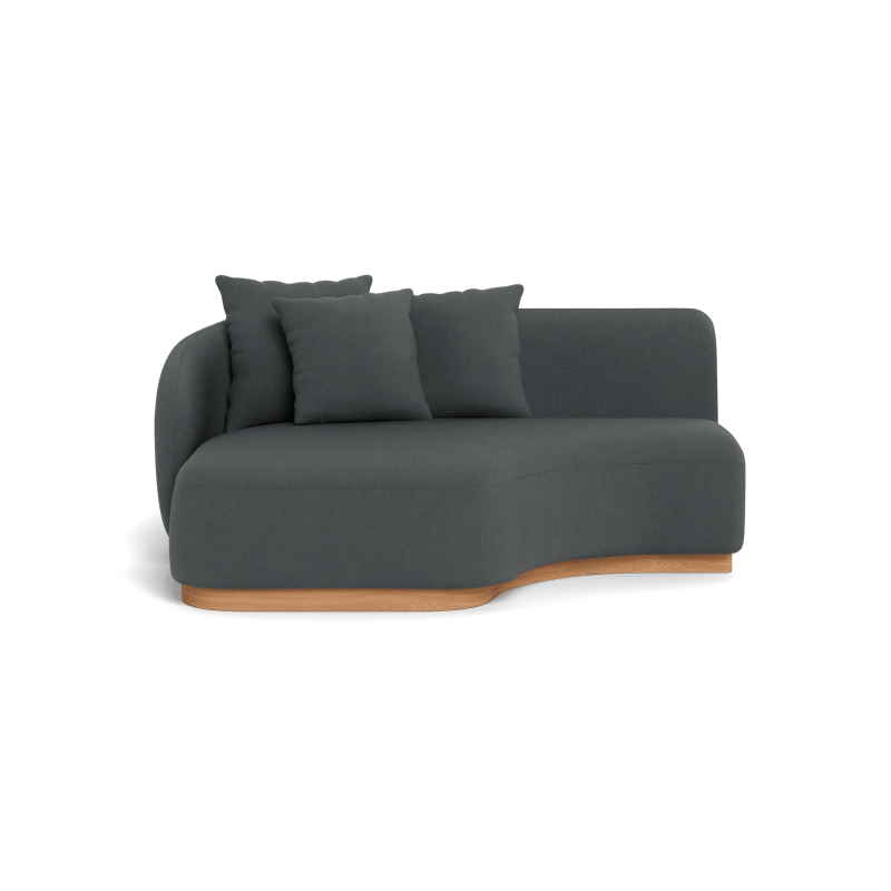 Como Curved Chaise Left