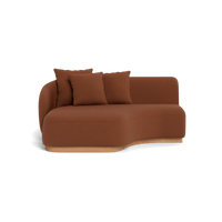 Como Curved Chaise Left