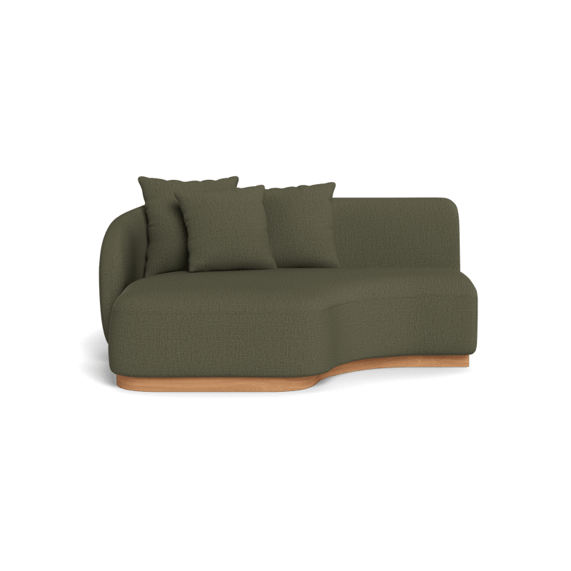 Como Curved Chaise Left