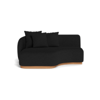 Como Curved Chaise Left
