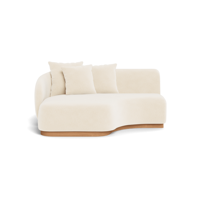 Como Curved Chaise Left