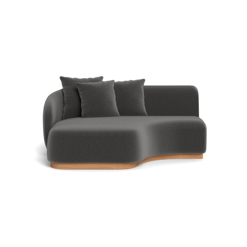 Como Curved Chaise Left