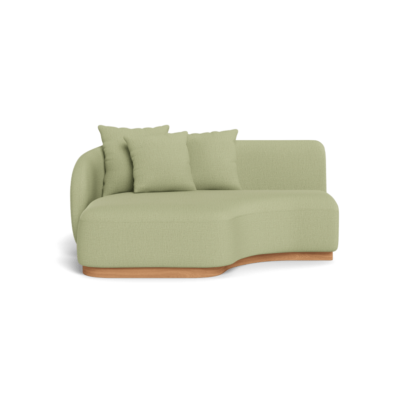 Como Curved Chaise Left